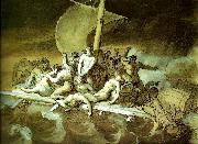 charles emile callande scence de cannibalisme oil painting
